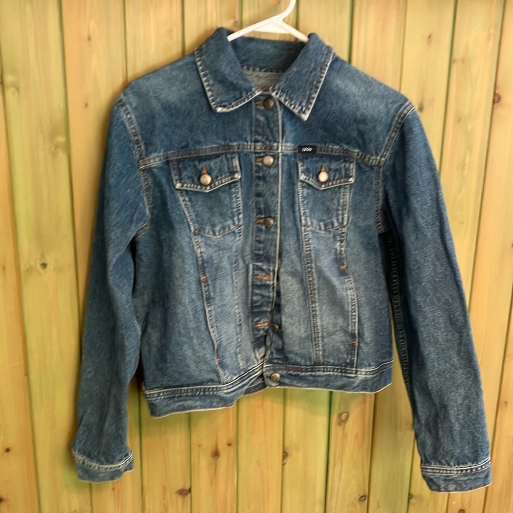 IZOD Denim 6 Button Down Petite Women’s Jacket  Sz XL/XG